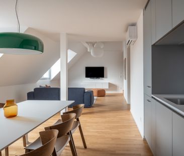 4min zum HB - möblierte 3.5 Zimmerwohnung mit Dachterasse - Photo 1