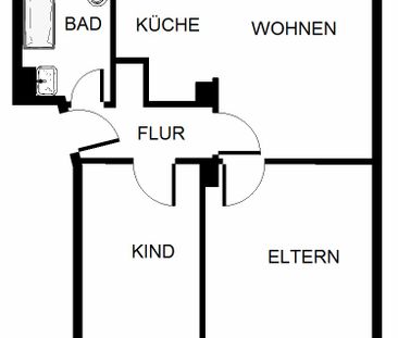 2-Zimmer-Wohnung in Gelsenkirchen Hassel - Photo 1