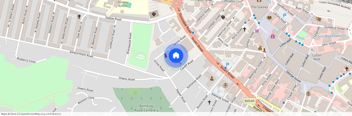 Cardiff Grove, Luton, LU1