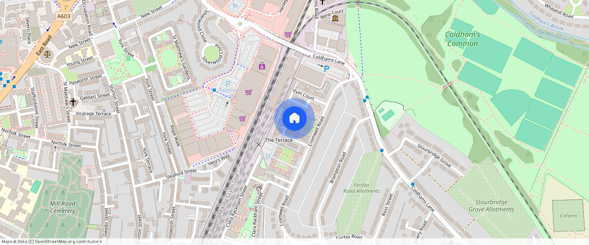 Hampden Gardens, Cambridge, CB1