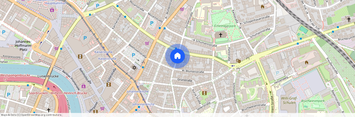 66111 Saarbrücken - St Johann