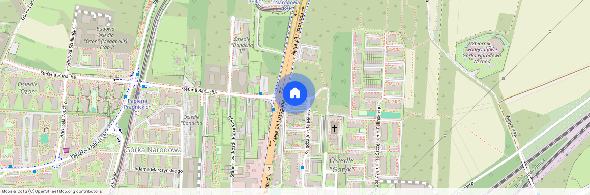 al. 29 Listopada, Górka Narodowa, Prądnik Biały, Kraków, małopolskie