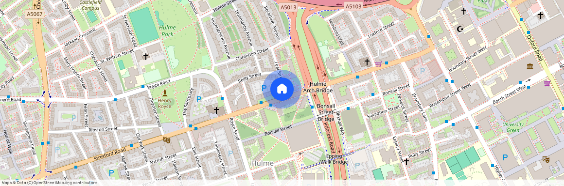 Meridian Square, Hulme, Manchester. M15 5JH