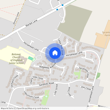 Horsehead Lane, Chesterfield, S44, Horsehead Lane, Bolsover, S44 6XH