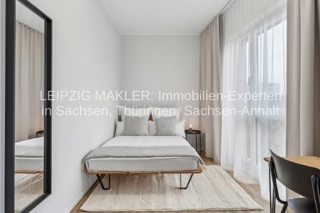 Schönes Zimmer in einem modernen 5-Raum Apartment mit allem inklusive im Zentrum von Leipzig - Photo 2