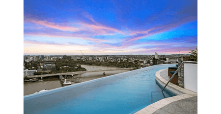 RARELY AVAILABLE FRONT FACING WITH RIVER AND CITY VIEWS ONE BEDROOM + STUDY - Photo 4