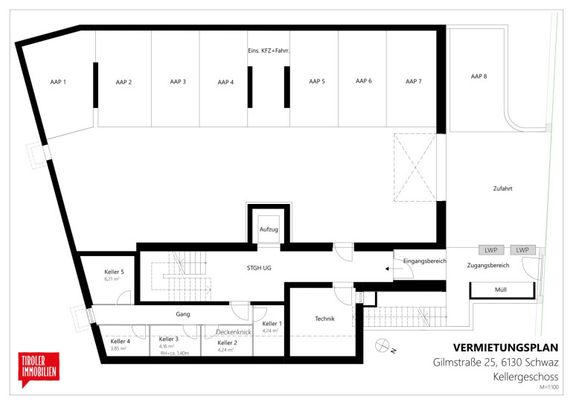 Neubauprojekt mit 5 Wohneinheiten in Schwaz zur Miete - Foto 1