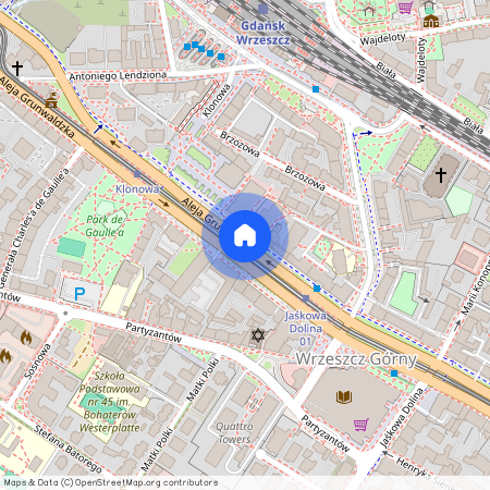 al. Grunwaldzka, Wrzeszcz Górny, Gdańsk, pomorskie