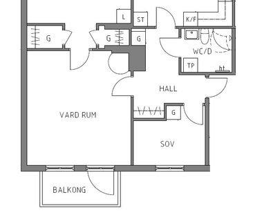 Hästskedegatan 4 3 rok, 79 kvm - Photo 4