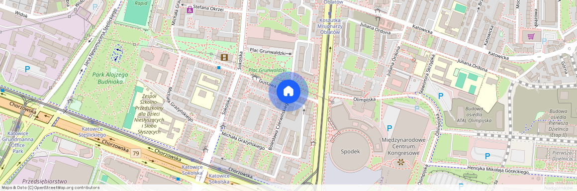 ul. Bolesława Czerwińskiego, Koszutka, Katowice, śląskie