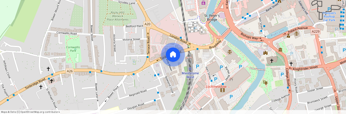 Flat 2, 9 Lion Mews, ME16 8JN, Tonbridge Road