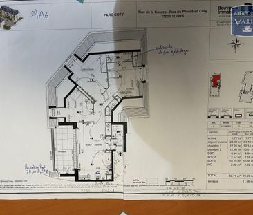Location Appartement 3 pièces 69m² TOURS 37100 - Photo 5