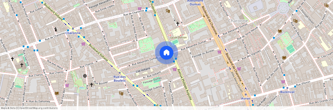 Building Rue Alexandre Dumas - checkmyguest - 1350782, Rue Alexandre Dumas, Paris