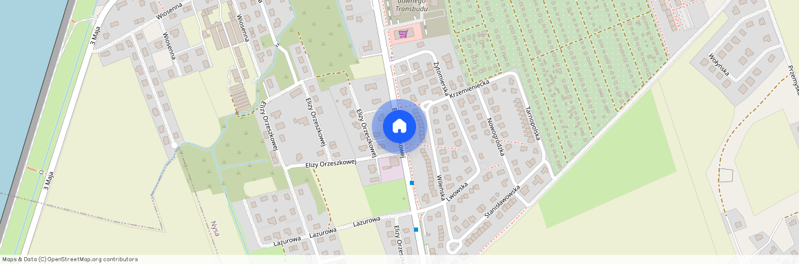 ul. Elizy Orzeszkowej, Nysa, Nysa, nyski, opolskie