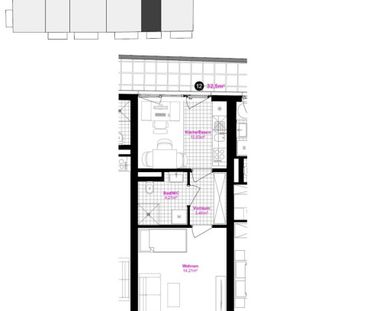 Charmante 2-Zimmer-Wohnung mit Balkon und Stadtblick in Graz! - Photo 6