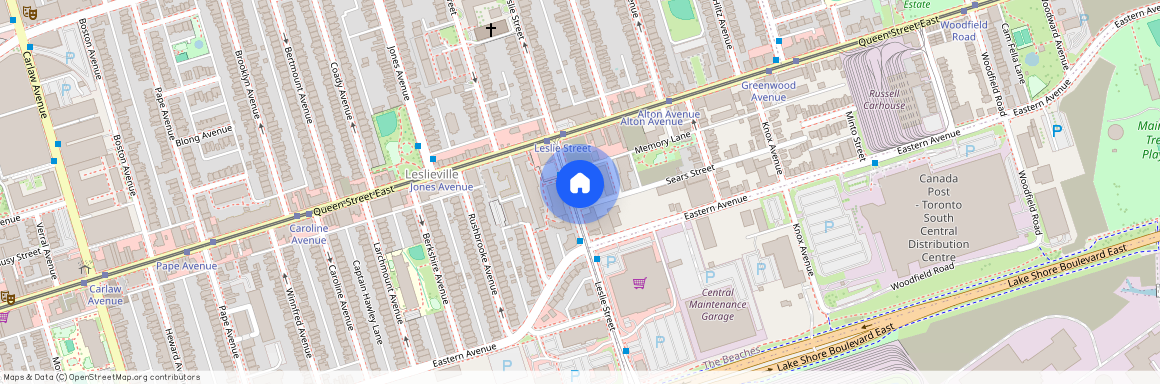 49 Leslie Street Unit# Bsmt, Toronto