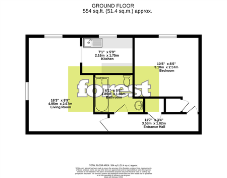 1 bedroom flat to rent - Photo 3
