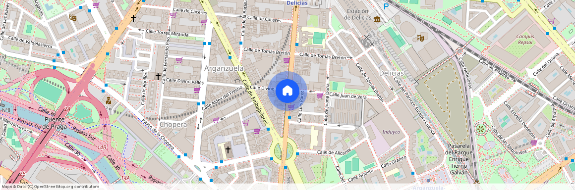 Paseo de las Delicias, Madrid, Community of Madrid 28045