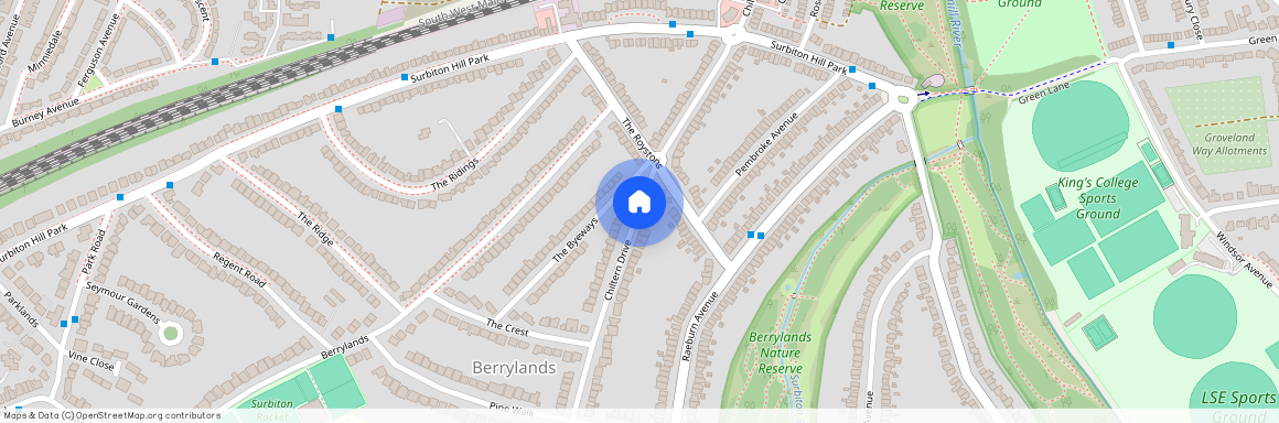 lounge/parking) – Surbiton (Chiltern Drive, KT5