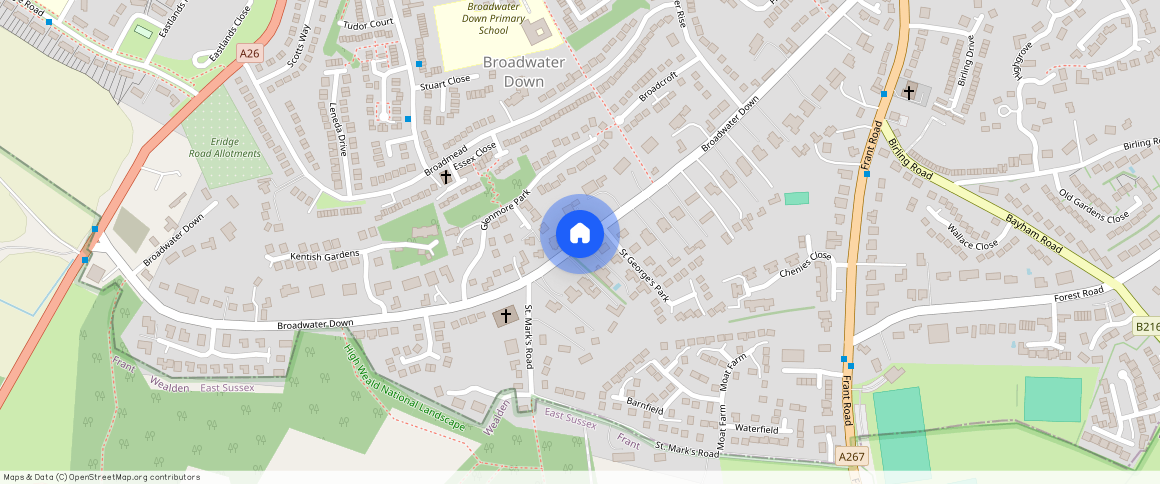 Broadwater Down, Tunbridge Wells, TN2