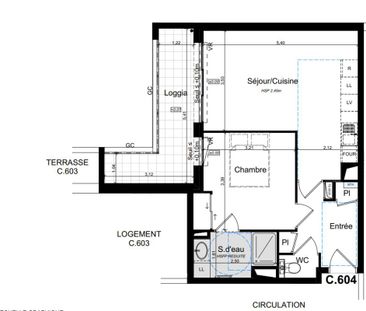 Appartement T2 à louer - 45 m² - Photo 6
