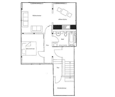 offene Wohnküche - 3 Zimmer Dachgeschoss Alt Chrieschwitz in Plauen... - Photo 1