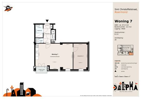 Appartement te huur: Sint Christoffelstraat 1 6041 JS Roermond - Photo 3