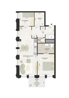 Appartement te huur: Kennedylaan 376 2035 TR Haarlem - Photo 1