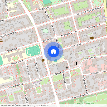 ul. Wiktorska, Stary Mokotów, Mokotów, Warszawa, mazowieckie