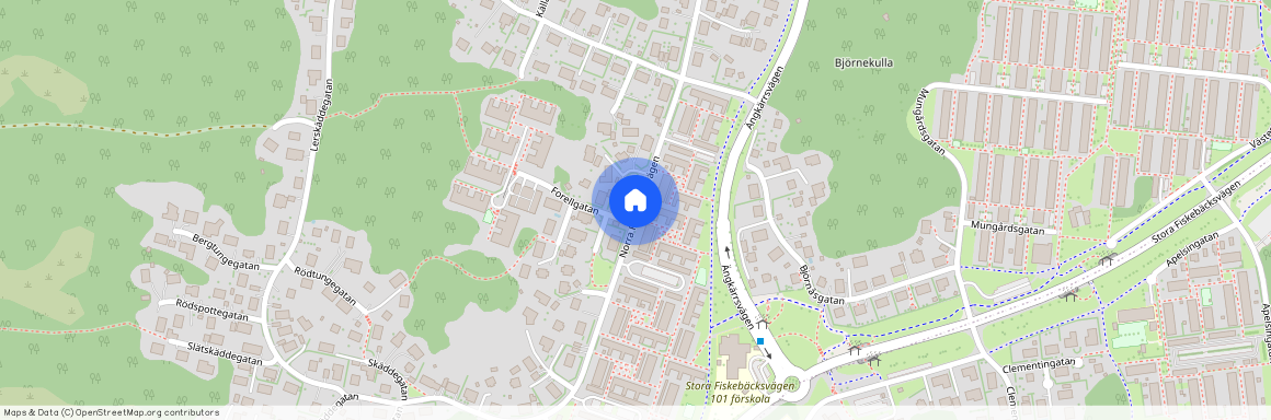 Norra Fiskebäcksvägen, Västra Frölunda