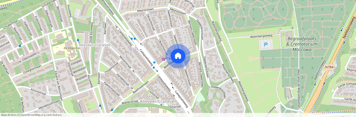 Alteveer/Cranevelt, 6815 BL, Beethovenlaan, Arnhem