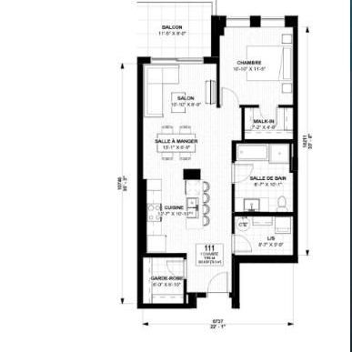 1 CH - 1 SDB - Gatineau - $2,200 /mo - Photo 4