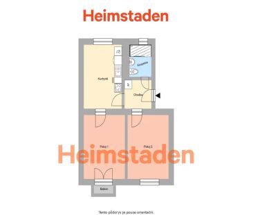 Pronájem bytu 2+1 48 m - Fotografie 2