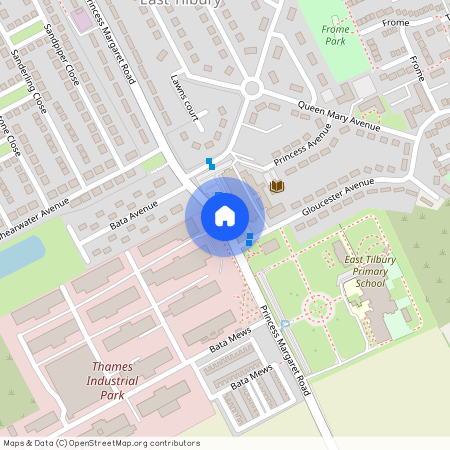 Princess Margaret Road, East Tilbury, Tilbury, Essex, RM18