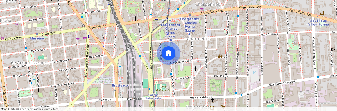 21 RUE PETREQUIN, 26 RUE BELLECOMBE, LYON 6EME ARRONDISSEMENT Bellecombe-Thiers