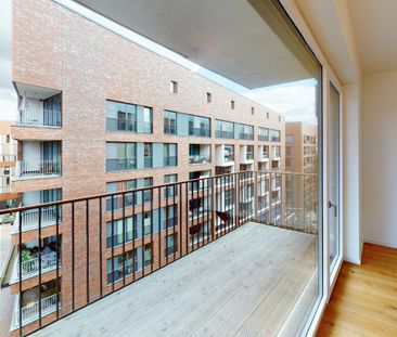 HafenCity: 2-Zimmer-Wohnung mit großem Balkon und Einbauküche zu ve... - Foto 1