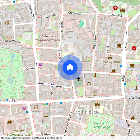 ul. Spokojna, Śródmieście, Lublin, lubelskie