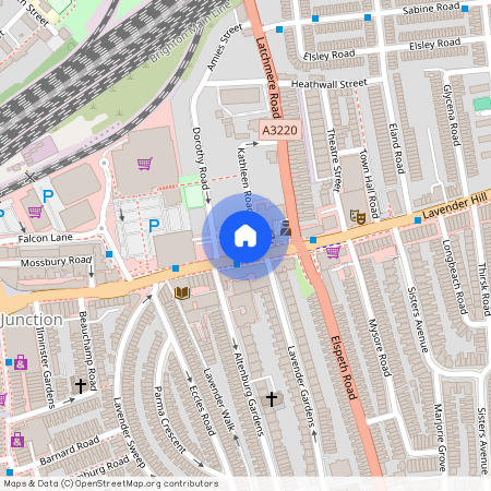 Lavender Hill, Battersea, London