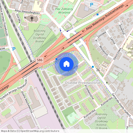 ul. Pogodna, Szopienice-Burowiec, Katowice, śląskie