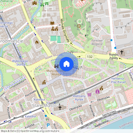 ul. Zabytkowa, Śródmieście, Gorzów Wielkopolski, lubuskie