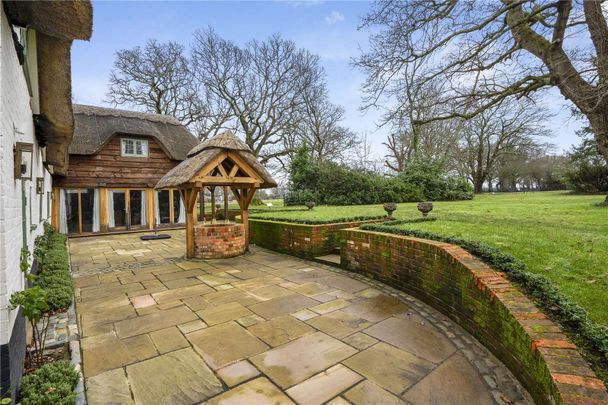 A beautifully presented thatched cottage nestled in the charming landscapes of the New Forest. - Photo 1