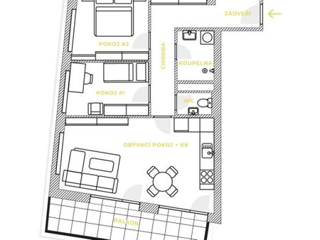Pronájem bytu 3+kk 75 m2 - Photo 3