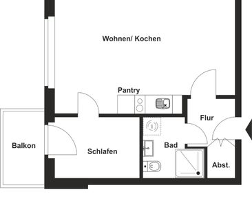 Komplettmodernisierung 2024! 1,5-Zimmer-Wohnung in Norderstedt - Photo 2