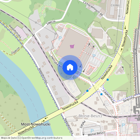 ul. Nowohucka, Łęg, Czyżyny, Kraków, małopolskie