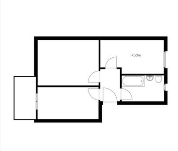 Schöne und renovierte 2-Raum-Wohnung mit Balkon! - Foto 5