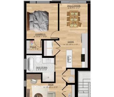 3½ neuf à louer adossé au boisé, Bellefeuille, Saint-Jérôme - Photo 2