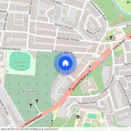 Deuchar Street, Jesmond, Newcastle upon Tyne NE2