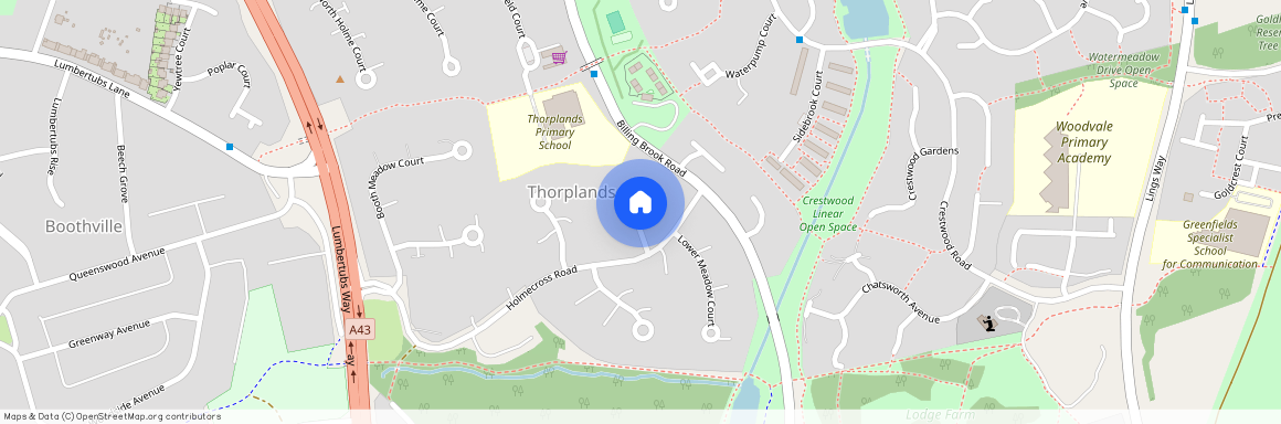 Far Meadow Court, Thorplands, Northampton, Northamptonshire, NN3 8AT, UK