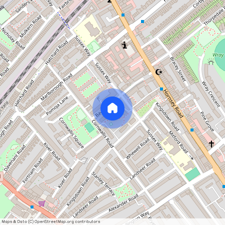 Sussex Close, Sussex Way, Archway