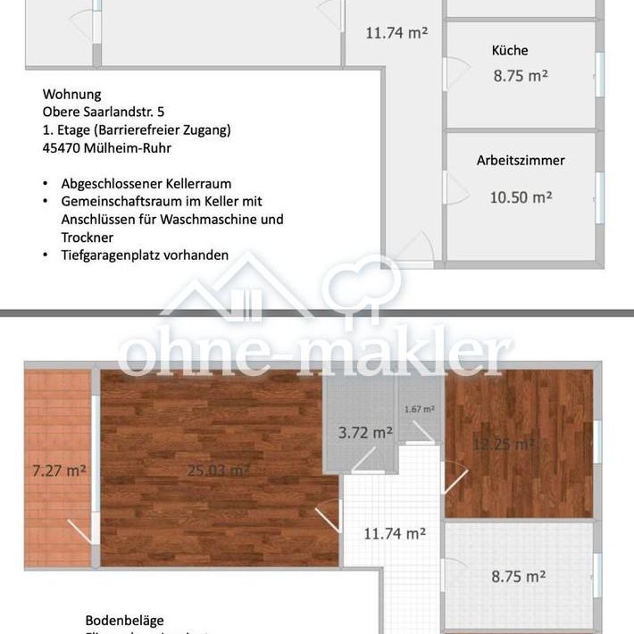 Im Holthausen Geschmackvolle 4-Zimmer-Wohnung mit gut ausgestattetem Innenbereich mit Balkon & EBK - Photo 1